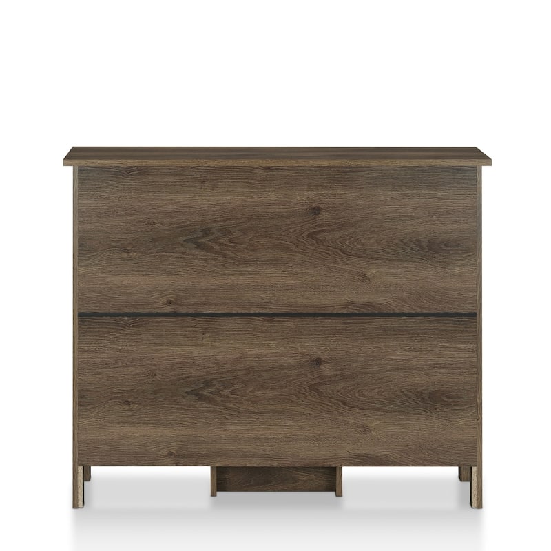 Carbon Loft Mulgrew Distressed Walnut 5-shelf Small Space Living Dining Buffet, Walnut Sideboard