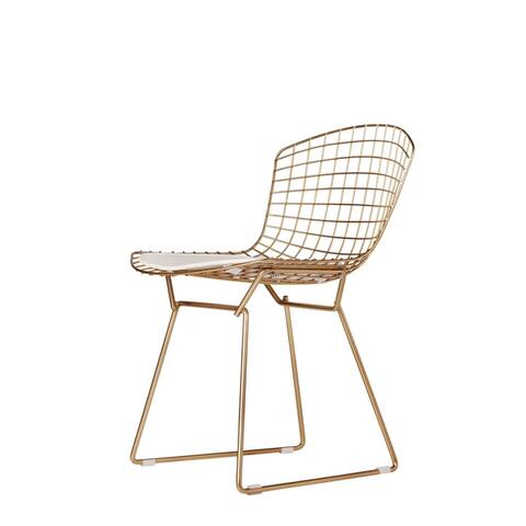 Bertoia Style Chair in Champagne Gold