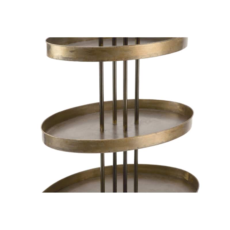 6 Tier Oval Display Tower Shelf