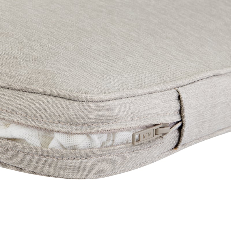 Montlake FadeSafe Square Patio Dining Seat Cushion Slip Cover - 2" Thick - Heavy Duty Outdoor Patio Cushion