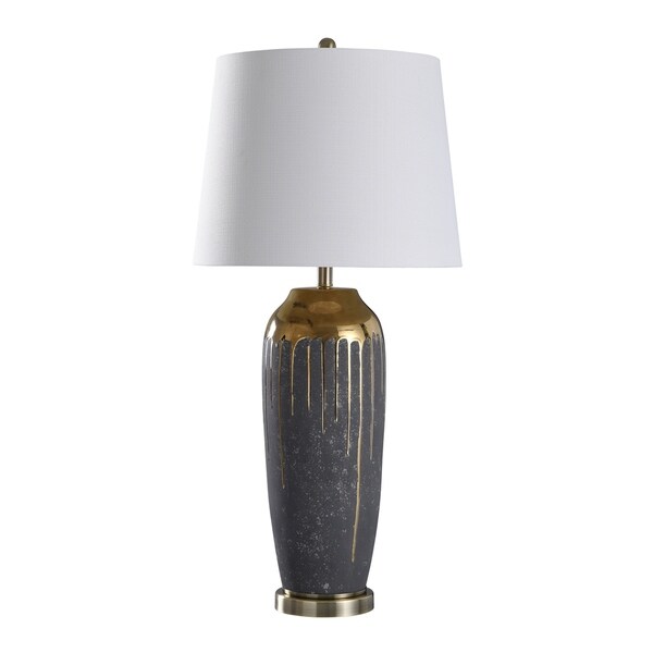 gold ceramic table lamp