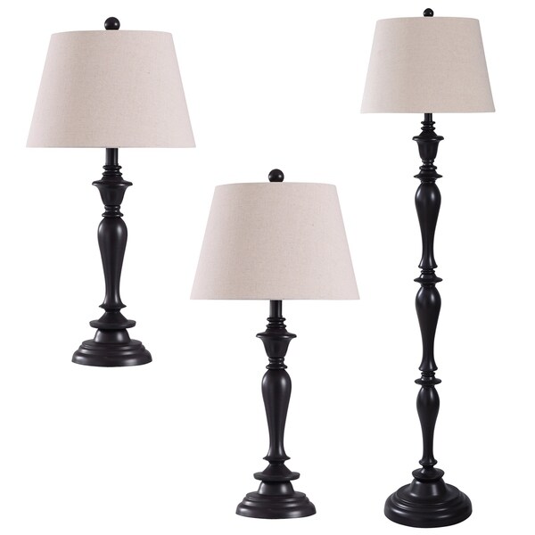 Shop Collection of Turned Style Floor and Table Lamps with Empire Shade