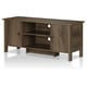 preview thumbnail 3 of 4, Carbon Loft Rogan Distressed Walnut 48-inch 6-shelf TV Console