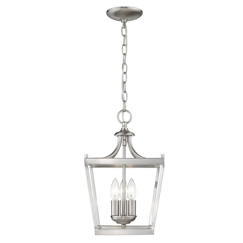 Kennedy 3-light Satin Nickel Chandelier