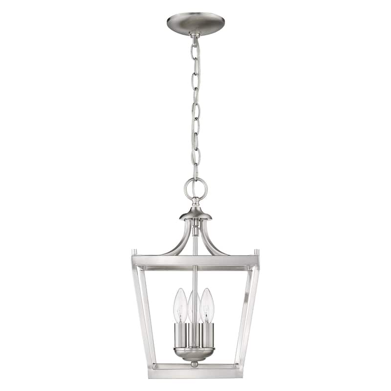 Kennedy 3-light Satin Nickel Chandelier