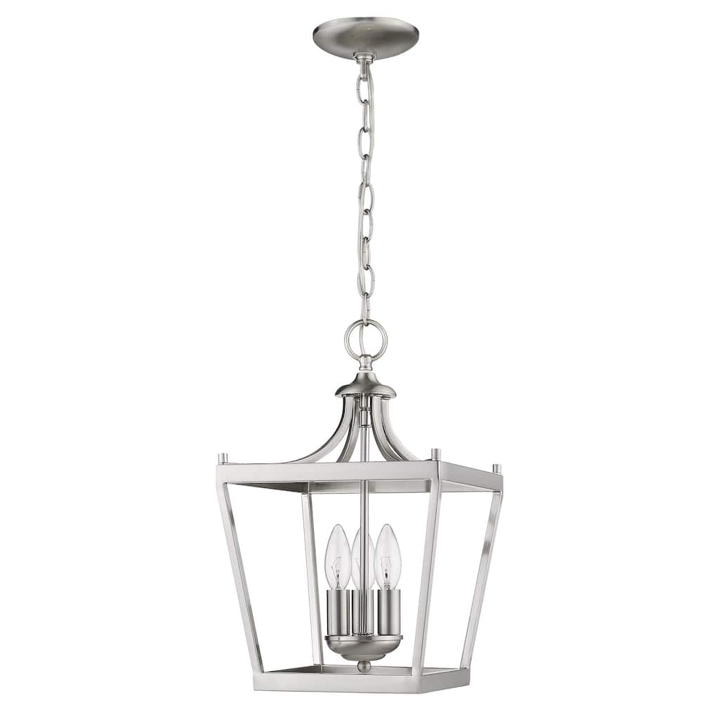 Kennedy 3-light Satin Nickel Chandelier