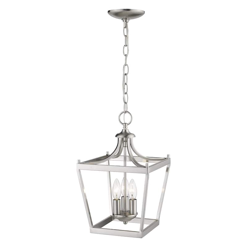 Kennedy 3-light Satin Nickel Chandelier