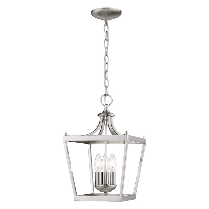 Kennedy 3-light Satin Nickel Chandelier