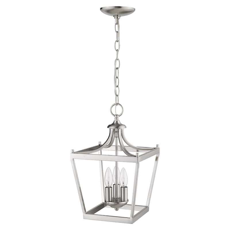 Kennedy 3-light Satin Nickel Chandelier