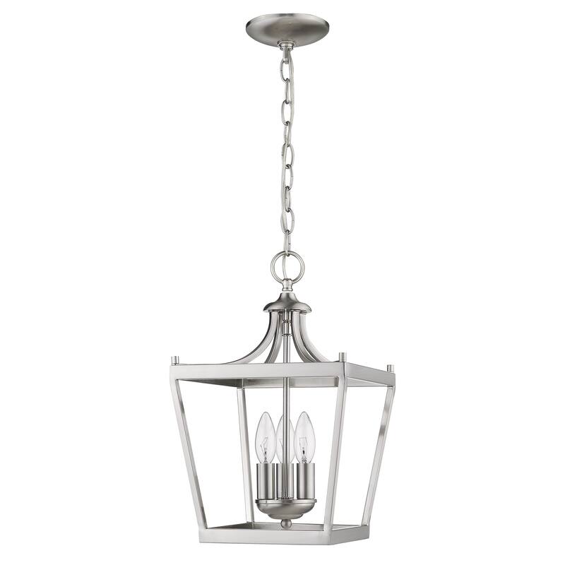 Kennedy 3-light Satin Nickel Chandelier - Satin Nickel