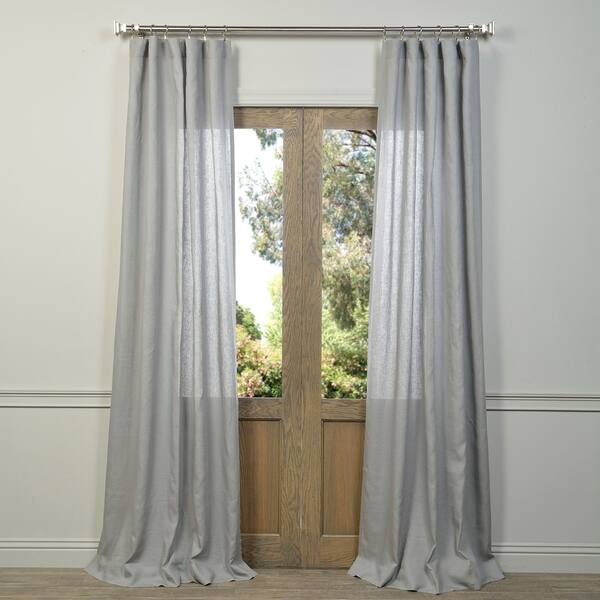 Shop Exclusive Fabrics Signature French Linen Curtain Panel 108