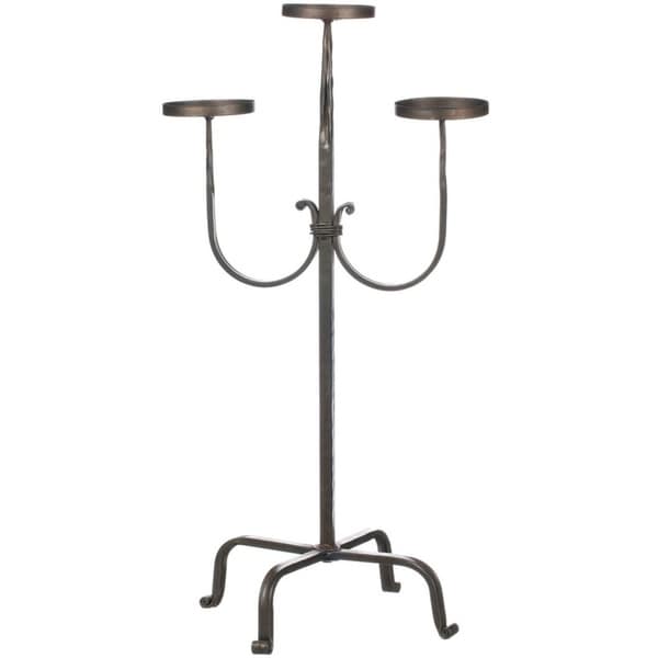3 Arm Metal Candleabra