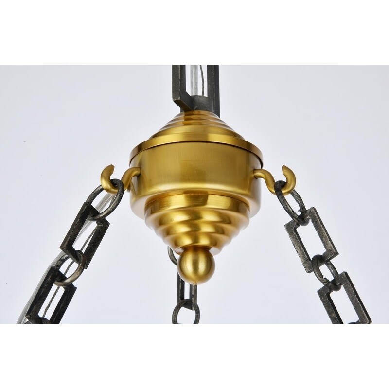 Fontana 10 light in  Vintage Nickel chandelier (Vintage Nickel) - Chandeliers For Bedrooms by Overstock.com