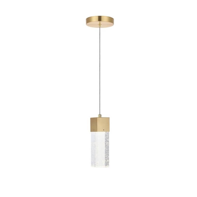 Novastella 1 light Chrome LED Pendant