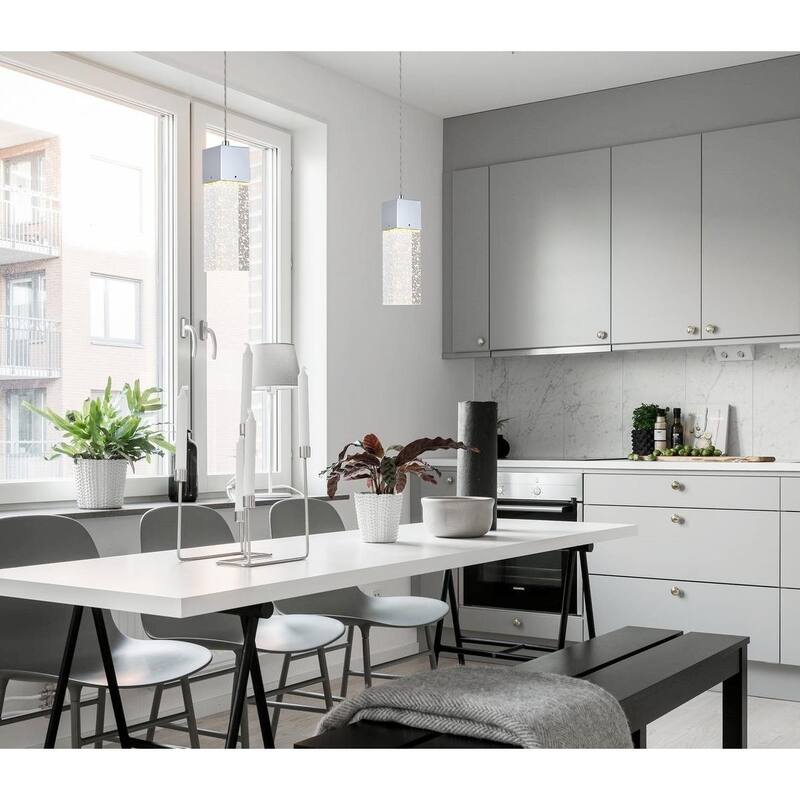 Novastella 1 light Chrome LED Pendant