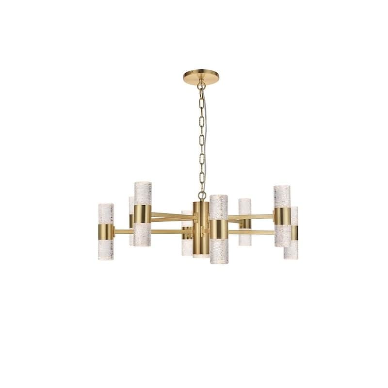 Vega 17 light Chrome LED Pendant