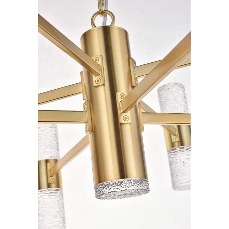 Vega 17 light Chrome LED Pendant