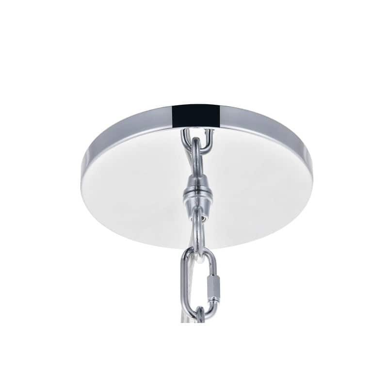 Vega 17 light Chrome LED Pendant