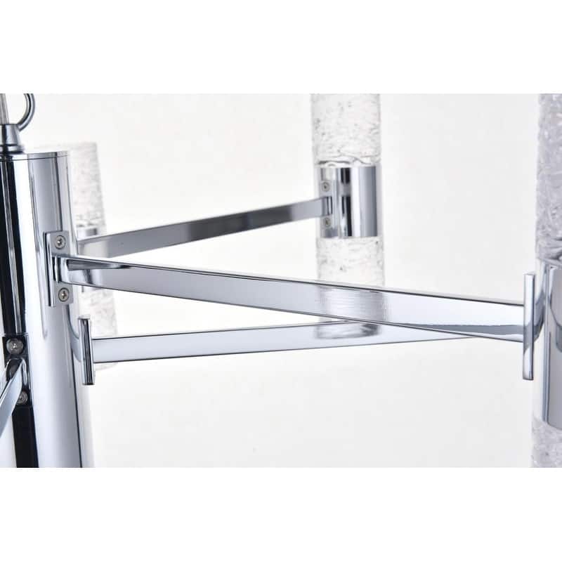 Vega 17 light Chrome LED Pendant