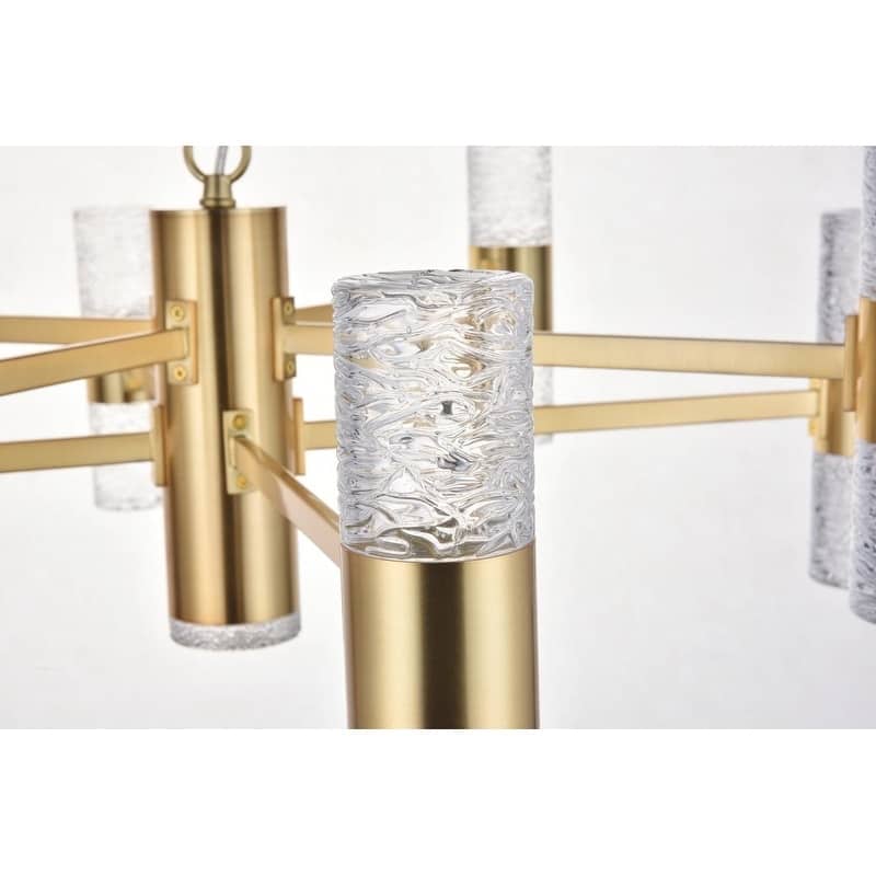 Vega 17 light Chrome LED Pendant