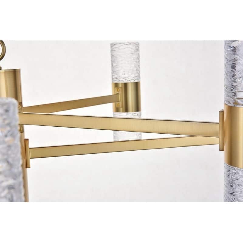 Vega 17 light Chrome LED Pendant