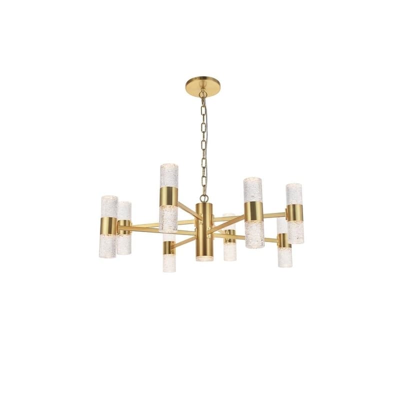 Vega 17 light Chrome LED Pendant