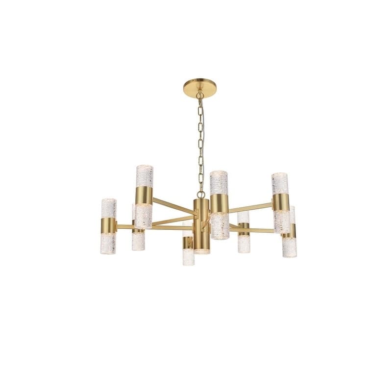 Vega 17 light Chrome LED Pendant