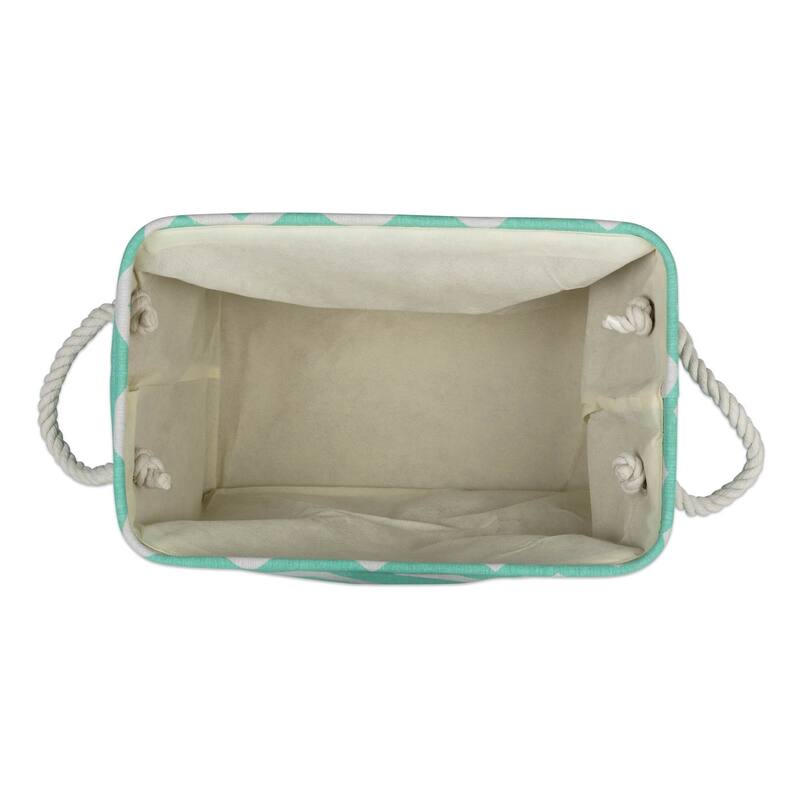 DII Chevron Decorative Storage Bin