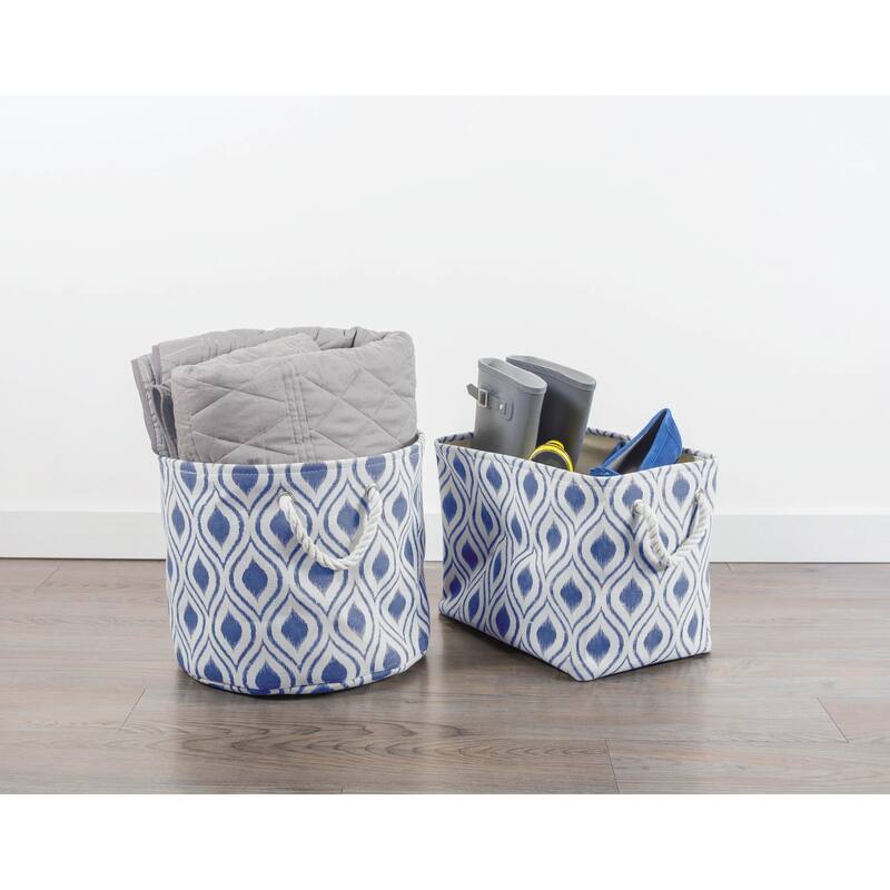 DII Ikat Decorative Storage Bin