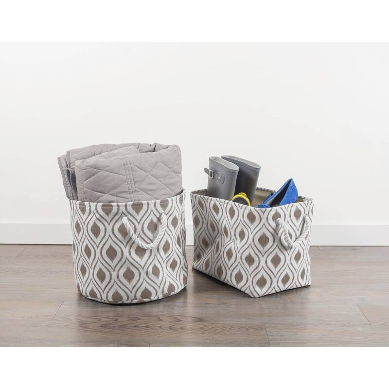 DII Ikat Decorative Storage Bin