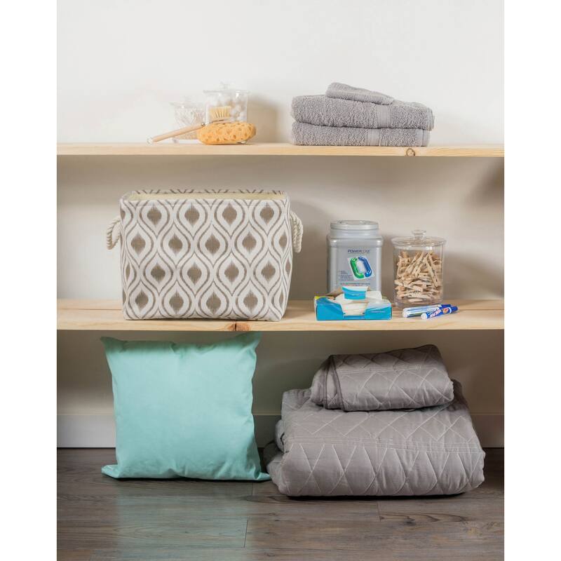 DII Ikat Decorative Storage Bin
