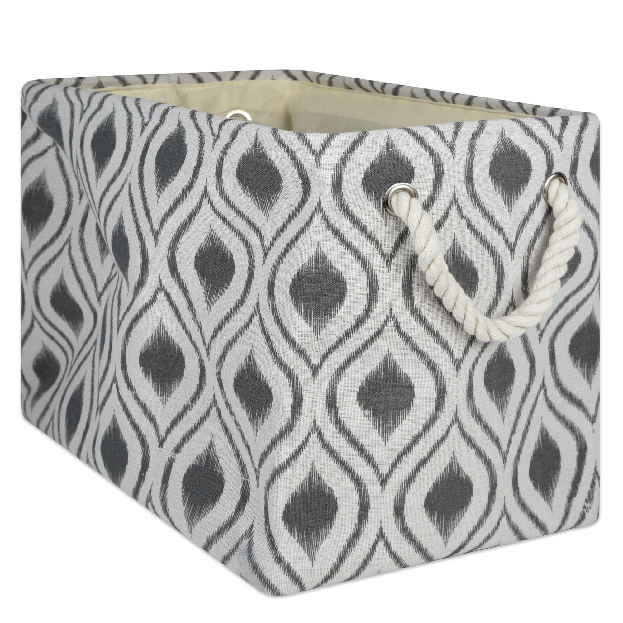 DII Ikat Decorative Storage Bin