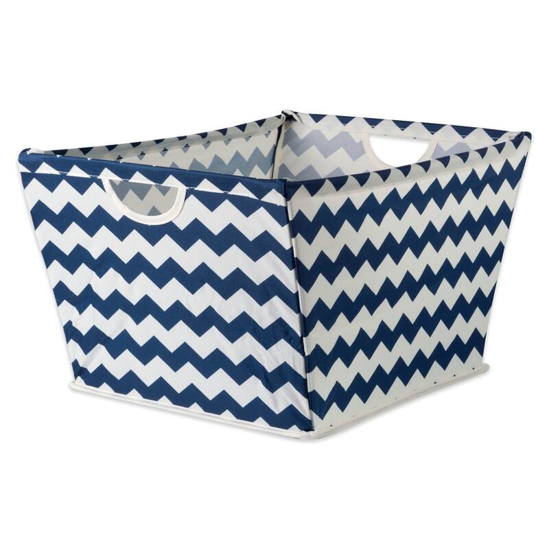 DII Chevron Decorative Storage Trapezoid