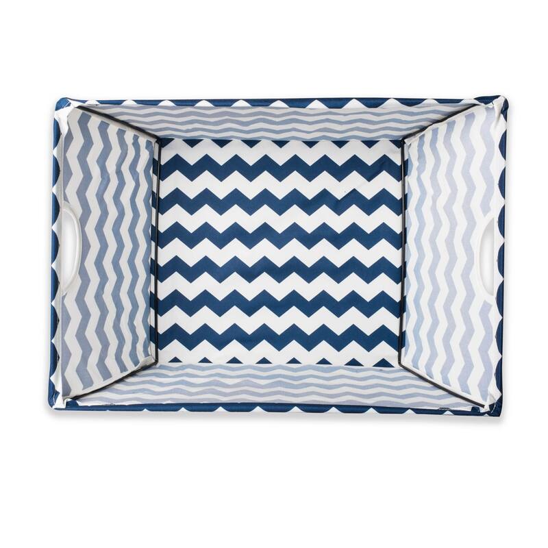 DII Chevron Decorative Storage Trapezoid