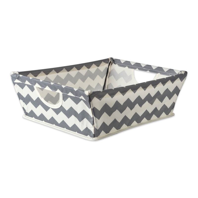 DII Chevron Decorative Storage Trapezoid