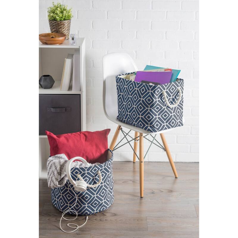 DII Stained Glass Decorative Storage Bin
