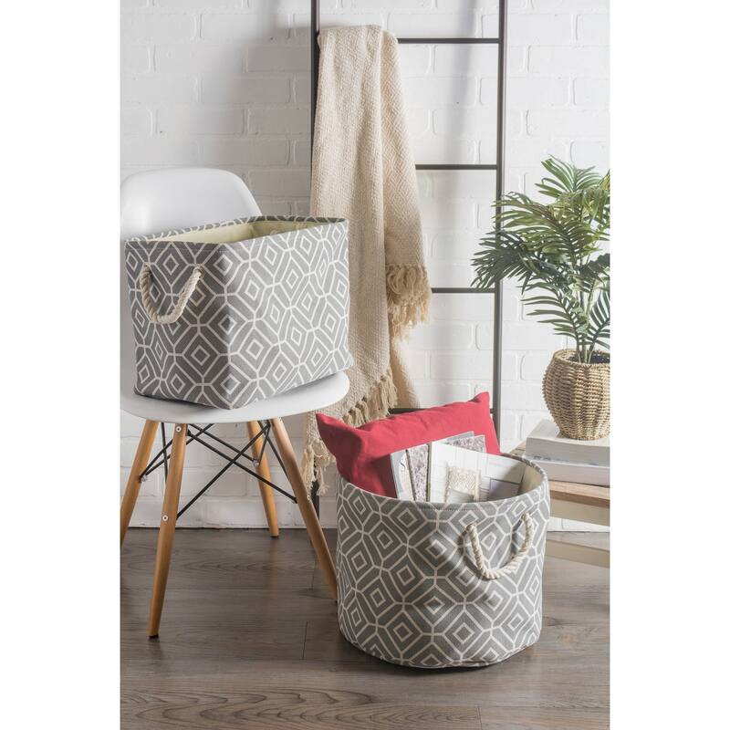 DII Stained Glass Decorative Storage Bin