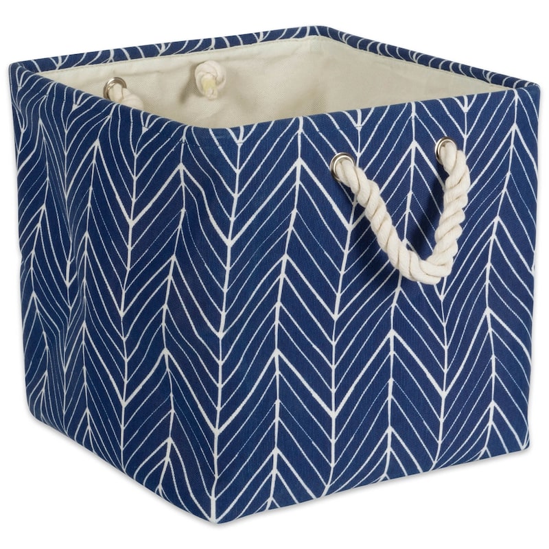 DII Herringbone Decorative Storage Cube