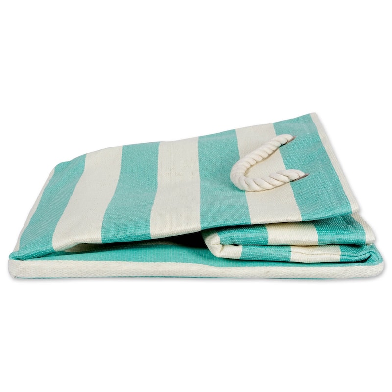 DII Striped Decorative Storage Cube