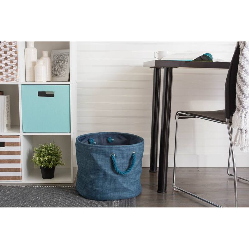 DII Round Variegated Decorative Storage Bin