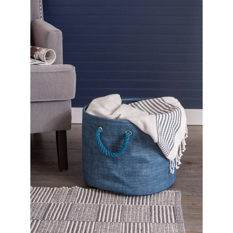 DII Round Variegated Decorative Storage Bin