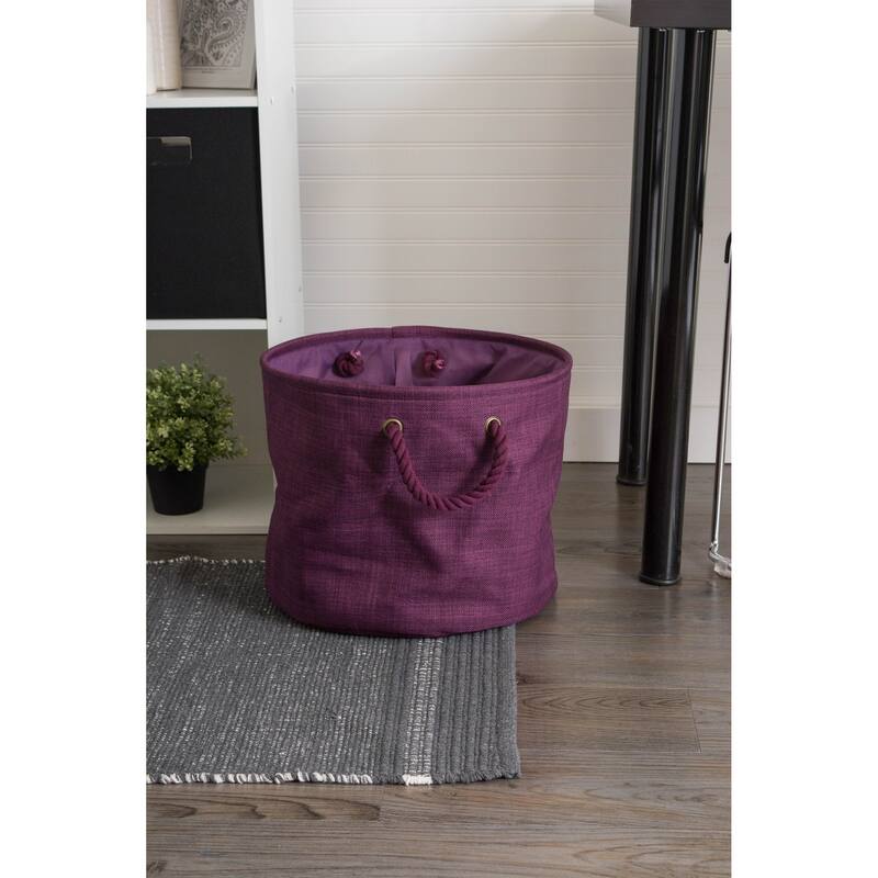 DII Round Variegated Decorative Storage Bin