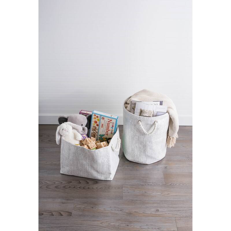 DII Lurex Decorative Storage Bin