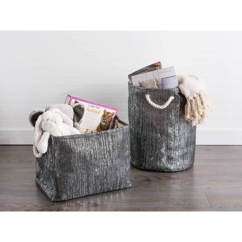DII Lurex Decorative Storage Bin