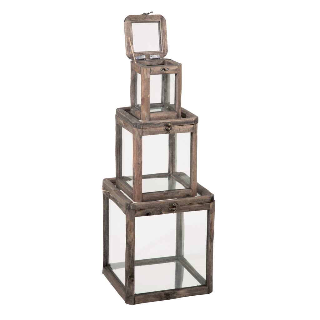 Glass & Wood Display Boxes