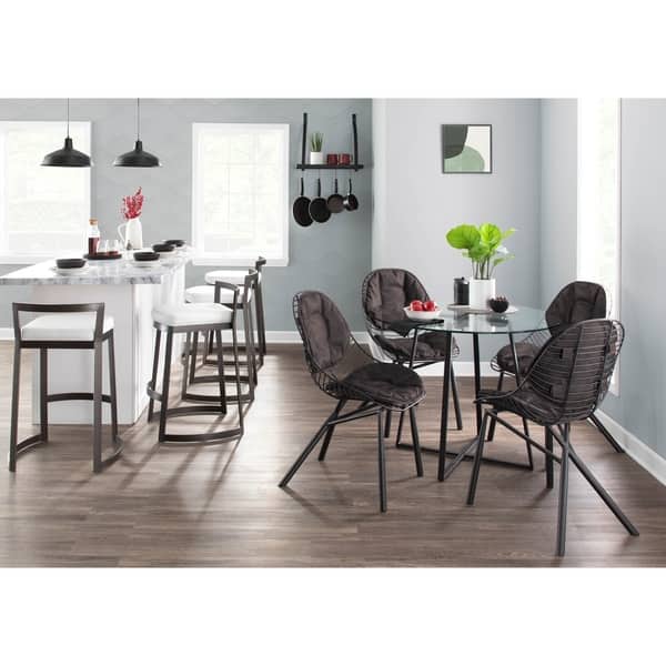 Silver Orchid Pugo Black Dining Table Overstock 27728939