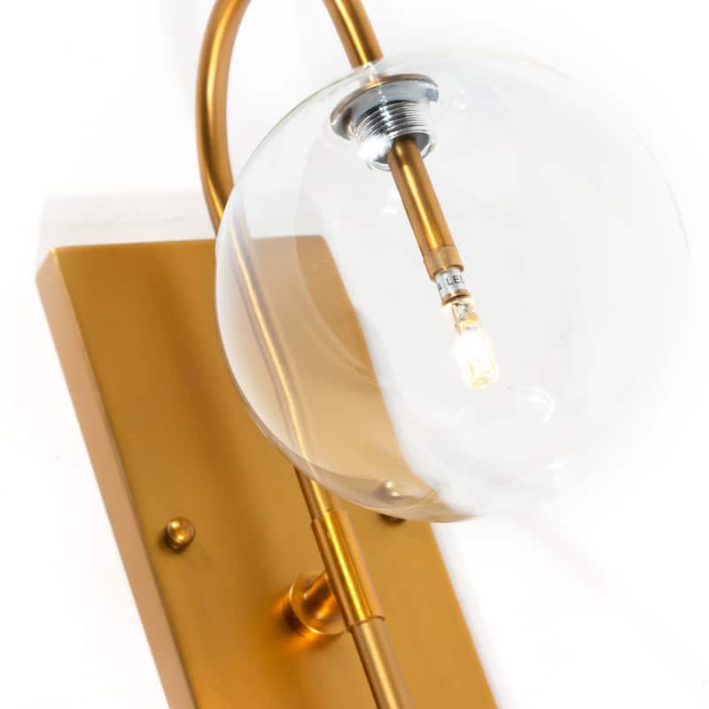 Olveen LED Wall Sconce - Gold - 6 x 10 x 14