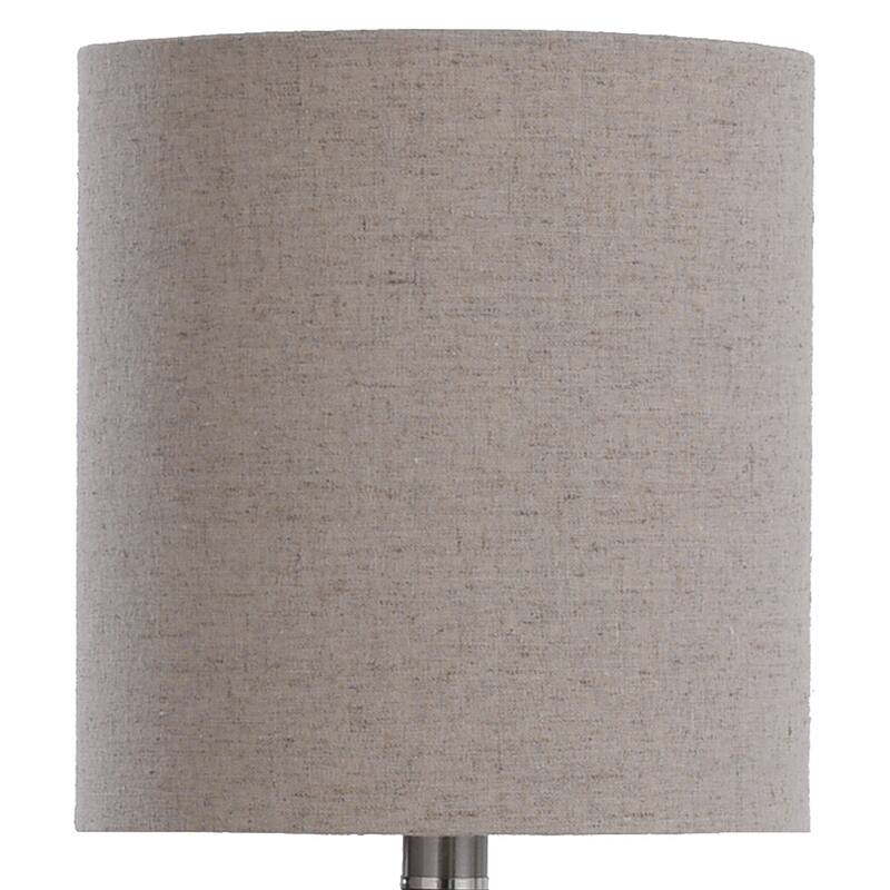 Porch & Den Langtree Dark Amber Textured Diamond Pattern Glass Accent Lamp
