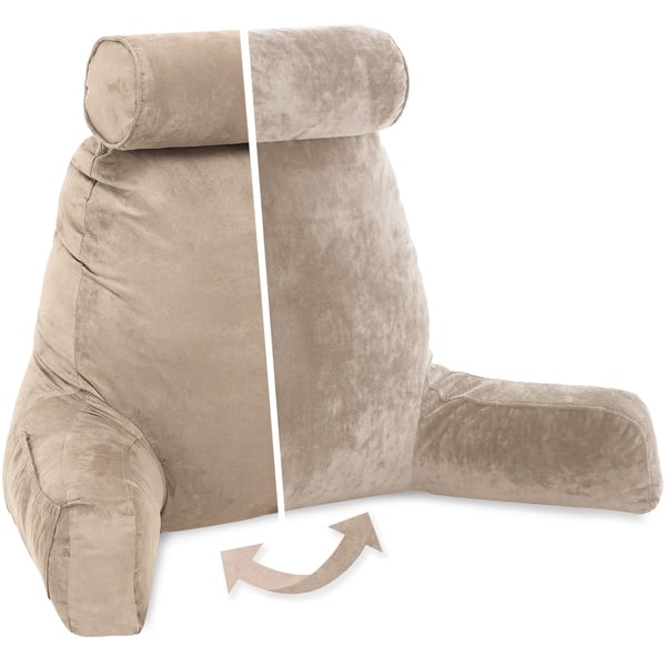 Husband Pillow, Aspen Edition - Cowboy Taupe Big Support Bed