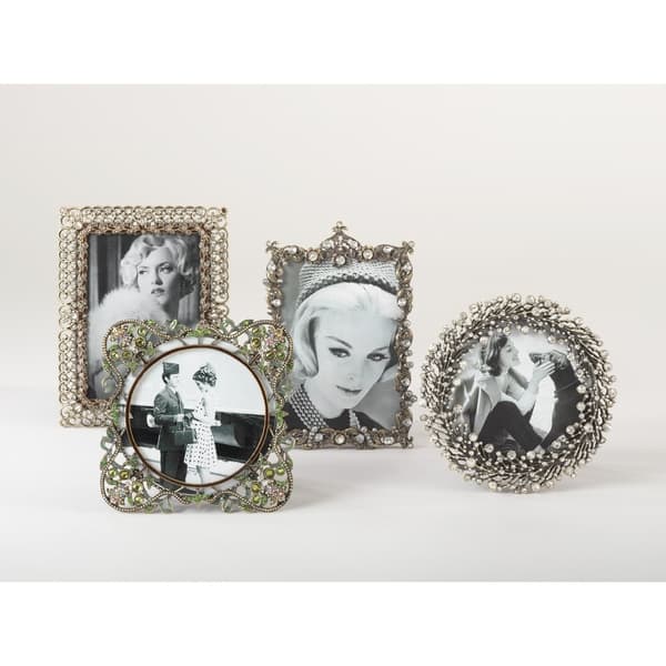 Rippled Pewter Small Photo Frame